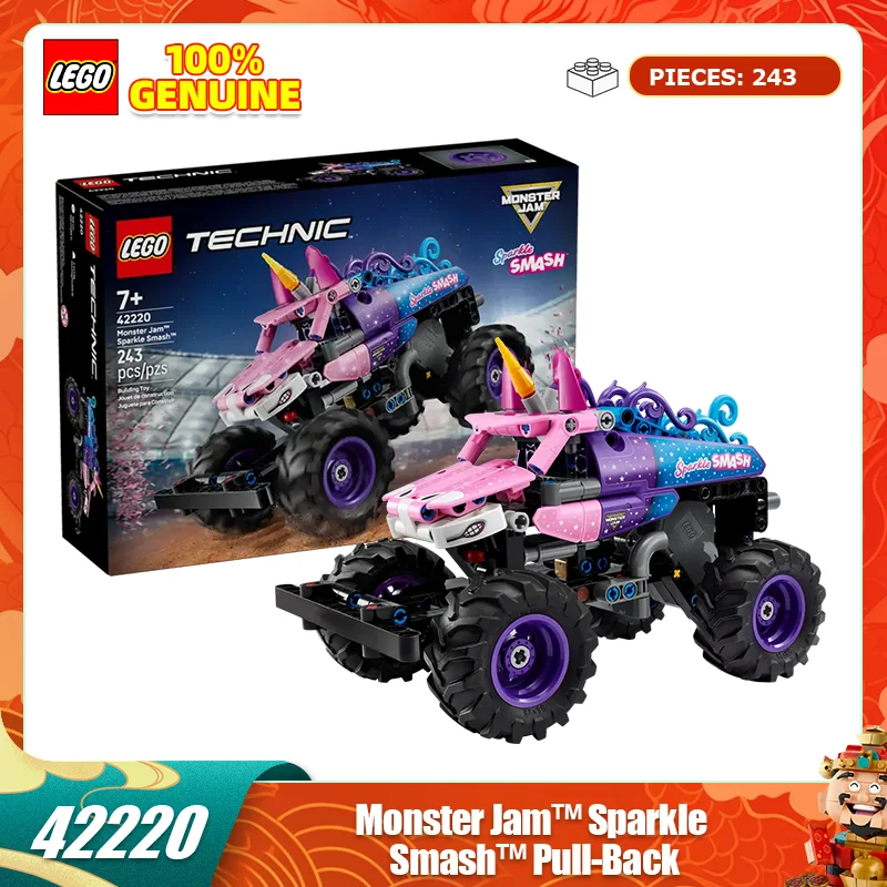 Строительные блоки LEGO, механическая группа 42220, Sparkle Smash Power Truck, собранная игрушка для мальчиков и детей, подарок на день рождения
Строительные блоки LEGO, механическая группа 42220, Sparkle Smash Power Truck, собранная игрушка для мальчиков и детей, подарок на день рождения