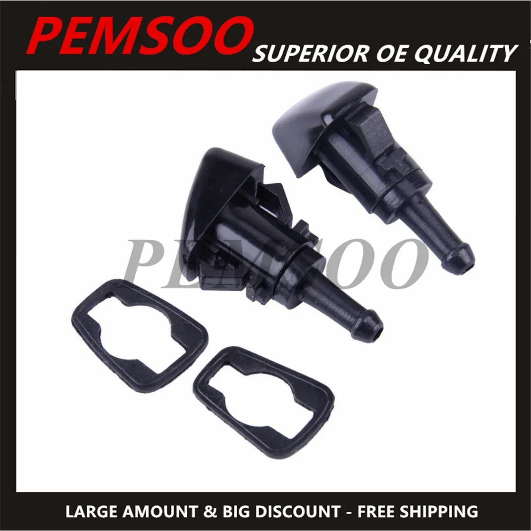 NEW 2PCS Black Car Front Windshield Washer Nozzle Sprayer Jet 5303834AB Fit For Jeep Patriot Compass 5303834AB
NEW 2PCS Black Car Front Windshield Washer Nozzle Sprayer Jet 5303834AB Fit For Jeep Patriot Compass 5303834AB
