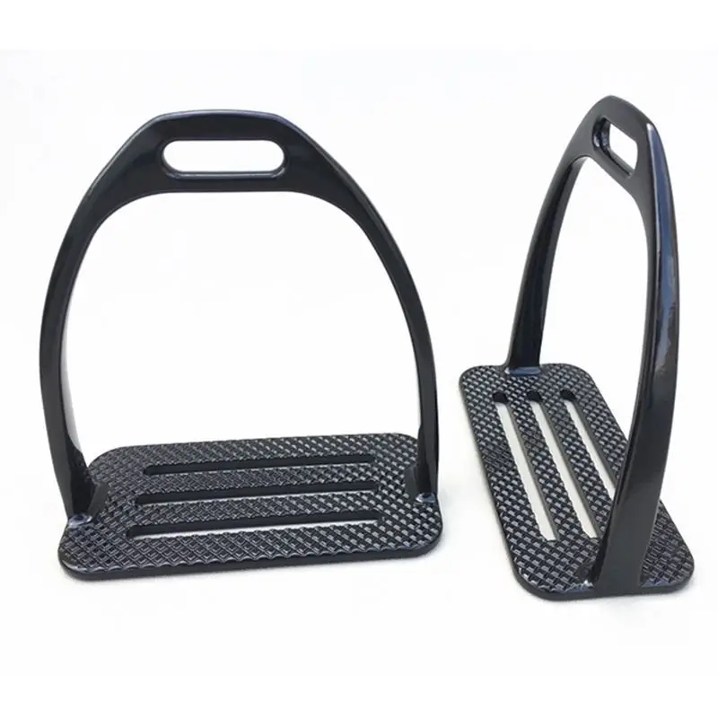 Harness Stainless Steel Stirrups, Black With Non-slip Pedals 12.5 Cm Pedals Equestrian Supplies
Harness Stainless Steel Stirrups, Black With Non-slip Pedals 12.5 Cm Pedals Equestrian Supplies
