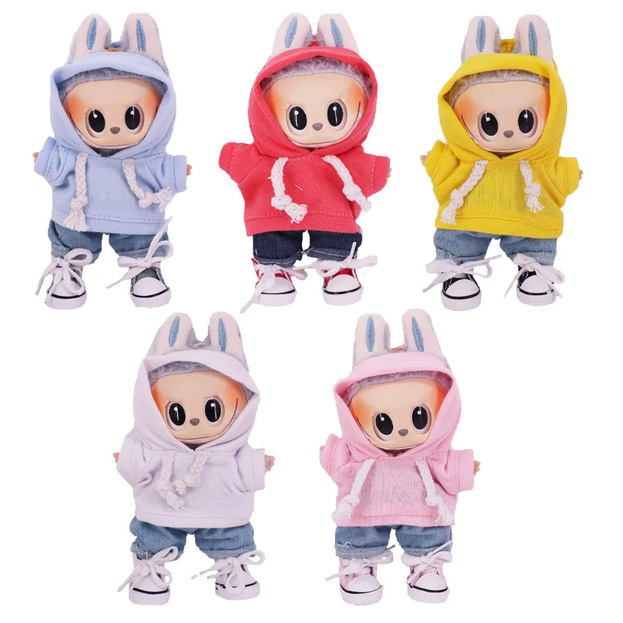 17cm Labubu Doll Clothes Set For labubu Plush Doll Accessories Girl's Toys Birthday And Christmas DIY Outfit Gift
17cm Labubu Doll Clothes Set For labubu Plush Doll Accessories Girl's Toys Birthday And Christmas DIY Outfit Gift