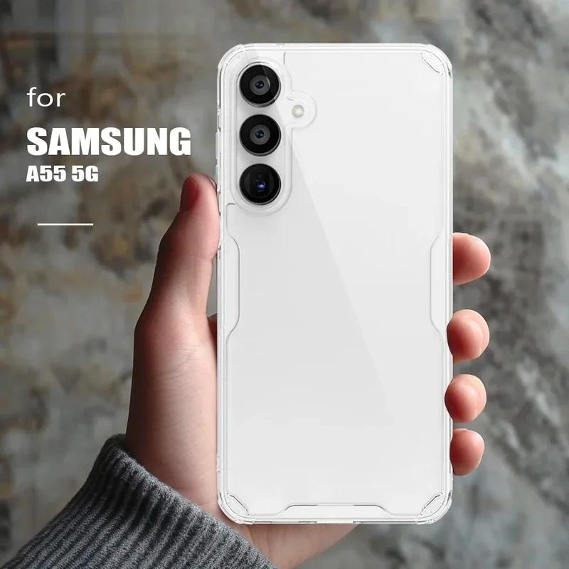 Samsung Galaxy A55 5G Case - Soft TPU.Original Silicone, Transparent.Flexible, Shock - Absorbent, Clear
Samsung Galaxy A55 5G Case - Soft TPU.Original Silicone, Transparent.Flexible, Shock - Absorbent, Clear