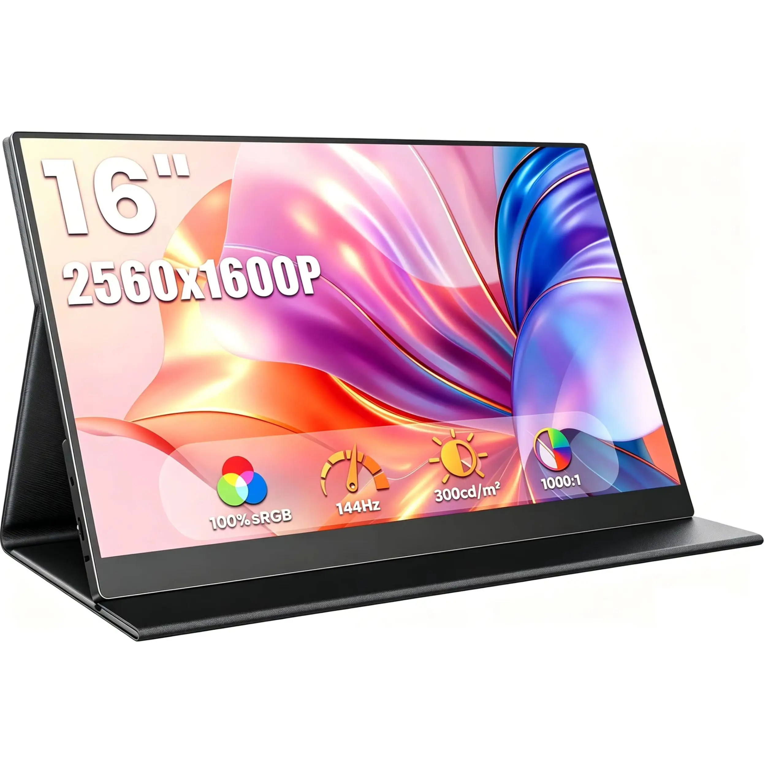 AHXJKA 16 Inch 2K 144HZ Portable Monitors 2560*1600P IPS With Type-C Mini HDMI Can One line link For Phone Laptop XBox PS4/5
AHXJKA 16 Inch 2K 144HZ Portable Monitors 2560*1600P IPS With Type-C Mini HDMI Can One line link For Phone Laptop XBox PS4/5