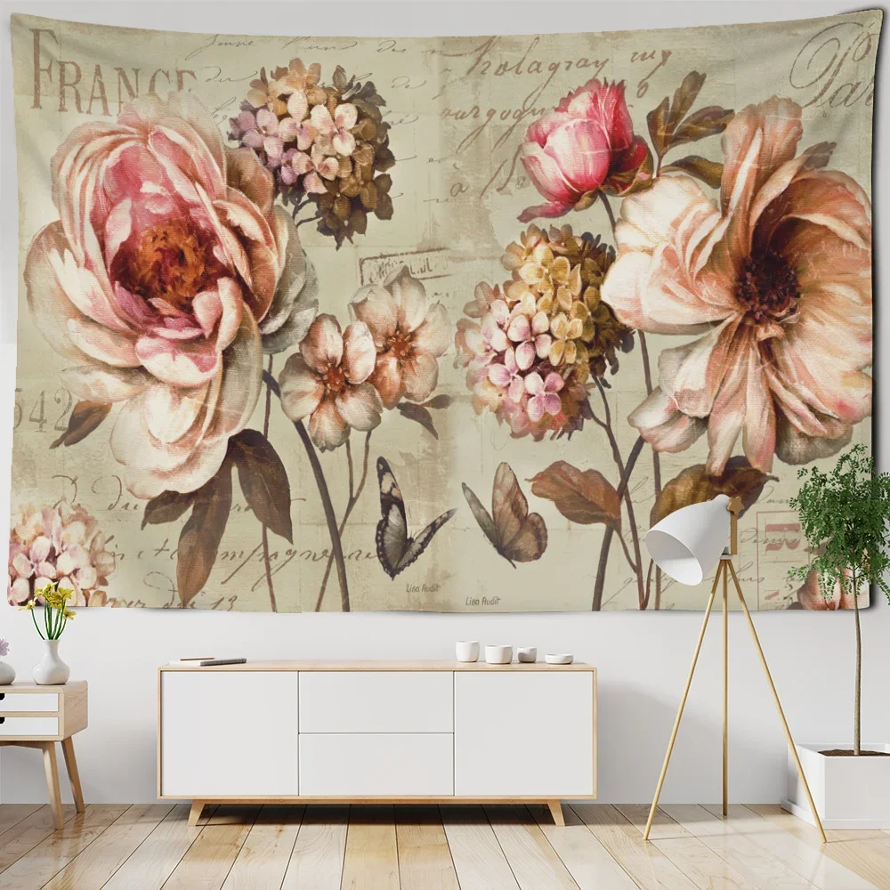 Floral Decoration Tapestry Butterfly Pattern Illustration Oil Painting Print Wall Cloth Room Bedroom Home Decoration Tapestry
Floral Decoration Tapestry Butterfly Pattern Illustration Oil Painting Print Wall Cloth Room Bedroom Home Decoration Tapestry