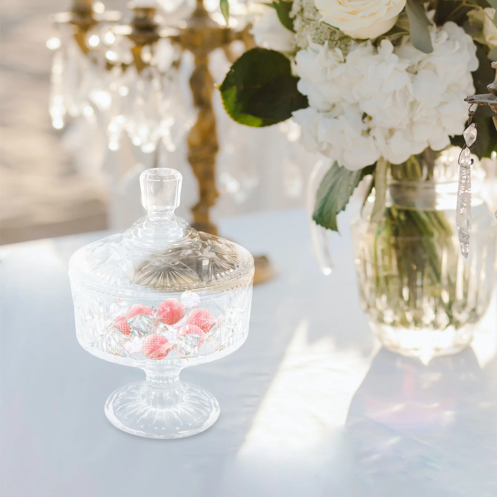 1Pcs Glass Storage Can Creative Transparent Jars for Wedding Candy Nuts and Herbs Acid Alkali Resistant Glass Storage Can
1Pcs Glass Storage Can Creative Transparent Jars for Wedding Candy Nuts and Herbs Acid Alkali Resistant Glass Storage Can