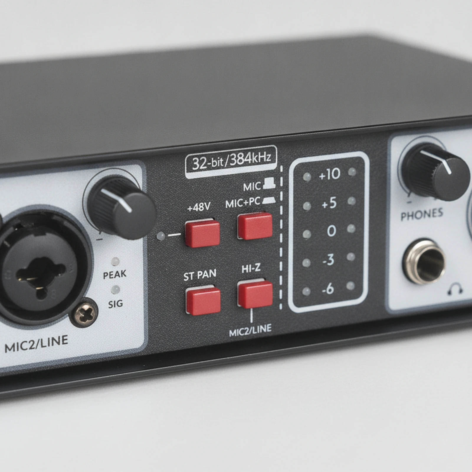 USB Audio Interface Plug-and-Play Audio Interface with Type-C USB Mixing Console Tabletop Sound Board Metal for Creators
USB Audio Interface Plug-and-Play Audio Interface with Type-C USB Mixing Console Tabletop Sound Board Metal for Creators