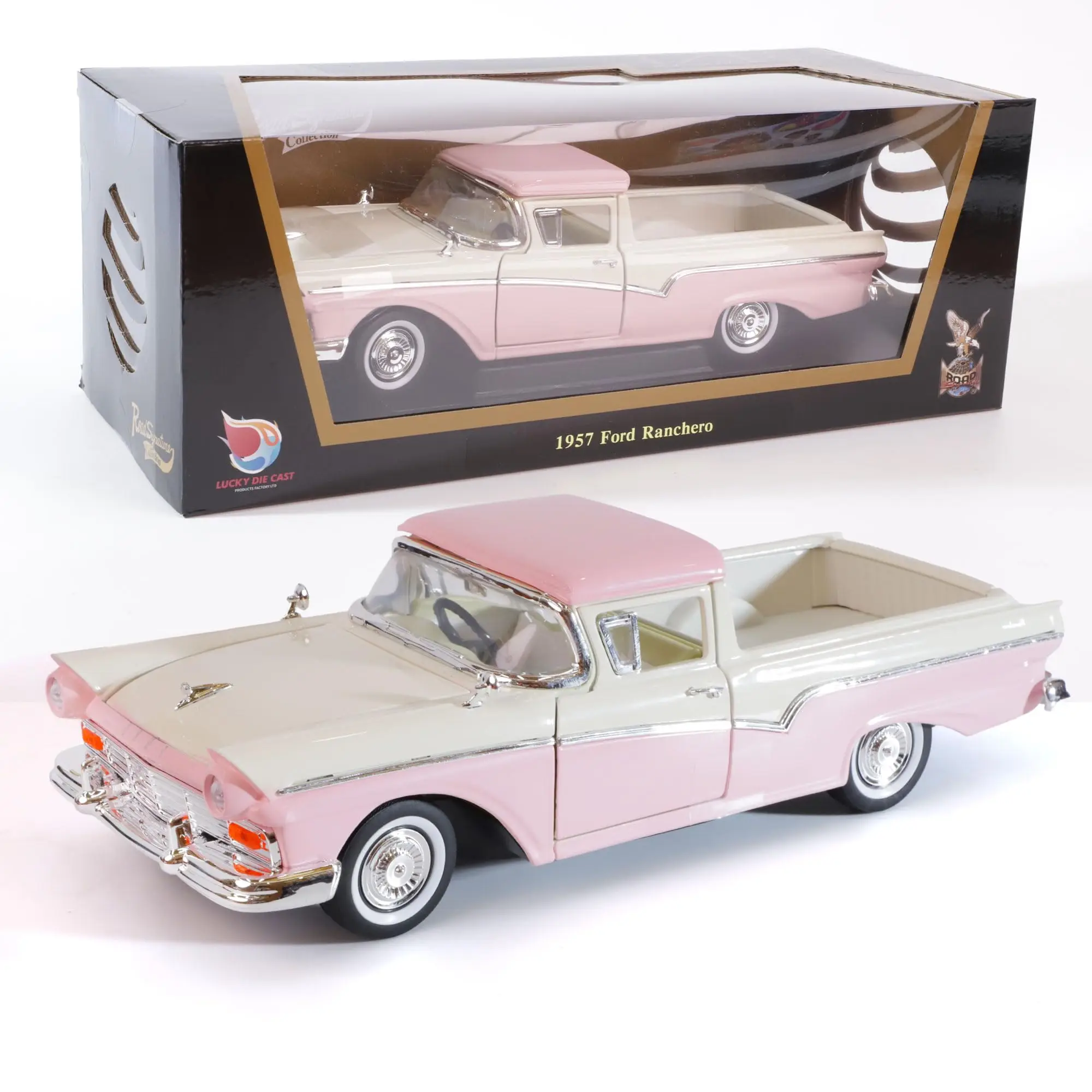 1957 Ford Ranchero 1:18 Diecast Model Officially Licensed Alloy Collection Car Classic Pickup Best Gift for Men, Dad & Kids 14+
1957 Ford Ranchero 1:18 Diecast Model Officially Licensed Alloy Collection Car Classic Pickup Best Gift for Men, Dad & Kids 14+