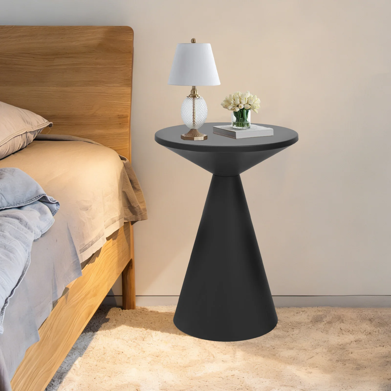 Modern Side Table Round Metal Coffee Table Round Coffee Table for Holding Coffee Beverages Decorative Items Photo Frames Books Magazines
Modern Side Table Round Metal Coffee Table Round Coffee Table for Holding Coffee Beverages Decorative Items Photo Frames Books Magazines