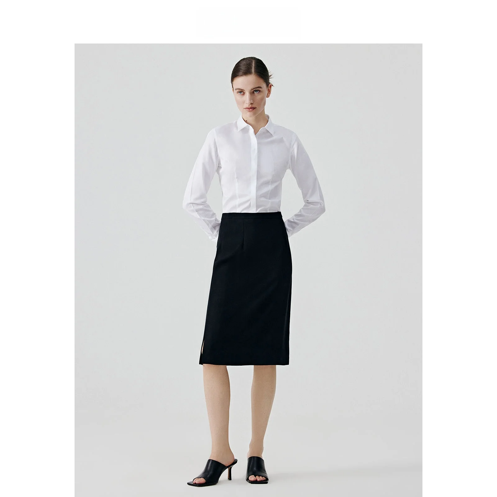 Professional White Shirt Women's Long Sleeve Slim Fit Inner Wear Interview Commute Formal Set LELENTH Brand Work Uniform
Professional White Shirt Women's Long Sleeve Slim Fit Inner Wear Interview Commute Formal Set LELENTH Brand Work Uniform