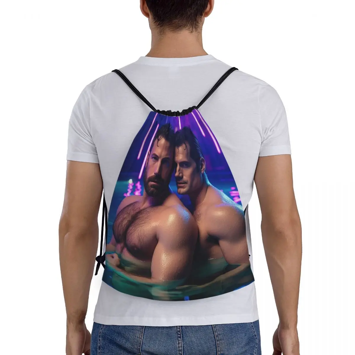 Ben Affleck And Henry Cavill Backpacks Portable Drawstring Bags Sundries Bag Book Bags for Travel Students
Ben Affleck And Henry Cavill Backpacks Portable Drawstring Bags Sundries Bag Book Bags for Travel Students