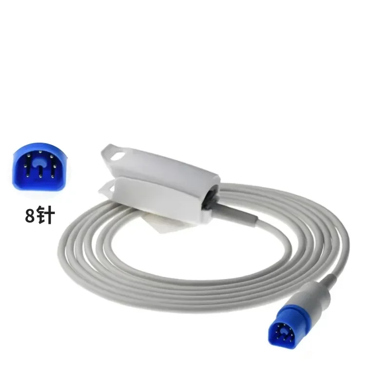 Spo2 Probe Sensor Cable Compatible for Phili 8 Pin Adults/children/ Finger Clip Factory Direct Price
Spo2 Probe Sensor Cable Compatible for Phili 8 Pin Adults/children/ Finger Clip Factory Direct Price