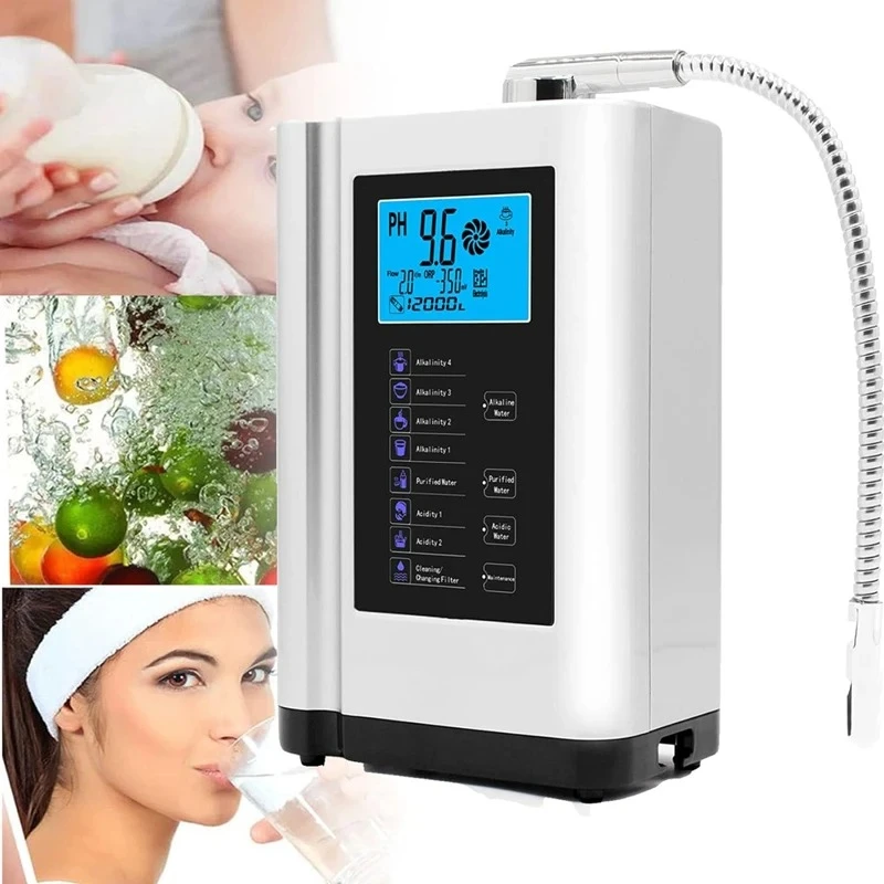 Sihao Hydrogen Generator PH 3.5-10.5 Alkaline Water Ionizer Machine Alkaline & Acidic Water Purifier Filter System Home Use
Sihao Hydrogen Generator PH 3.5-10.5 Alkaline Water Ionizer Machine Alkaline & Acidic Water Purifier Filter System Home Use
