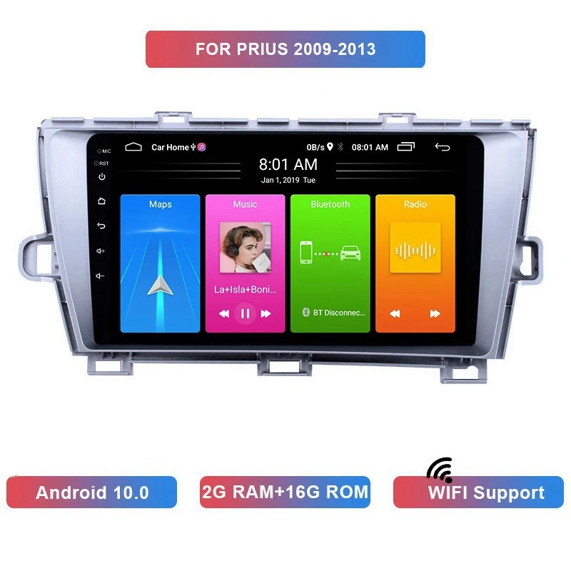 9 Inch 2 Din Android 10.0 Car MP5 Player Stereo Radio 2+16GB Wifi Bluetooth GPS Navigation For Toyota Prius 2009-2013
9 Inch 2 Din Android 10.0 Car MP5 Player Stereo Radio 2+16GB Wifi Bluetooth GPS Navigation For Toyota Prius 2009-2013