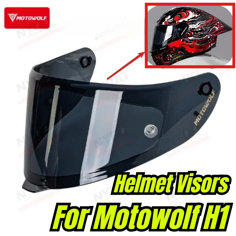 Motowolf H1 Helmet Lens Motorcycle Full Helmet Black Windshield Color Visors Replacement Accessories
Motowolf H1 Helmet Lens Motorcycle Full Helmet Black Windshield Color Visors Replacement Accessories