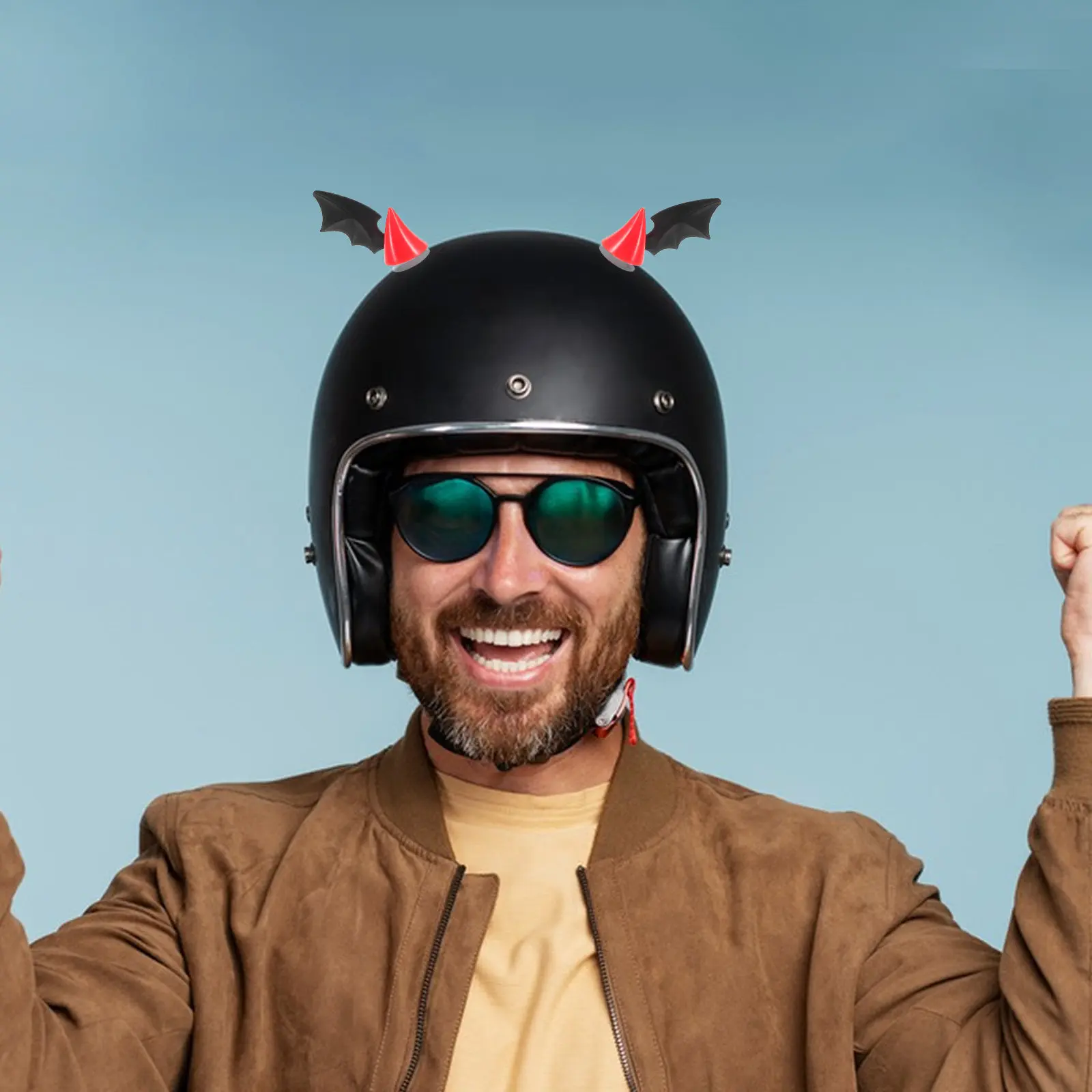 4Pcs Decoration Devil Horns Wings Suction Cup Attachments Stylish Edgy Design for Motorcycle Electric Bike Helmets
4Pcs Decoration Devil Horns Wings Suction Cup Attachments Stylish Edgy Design for Motorcycle Electric Bike Helmets