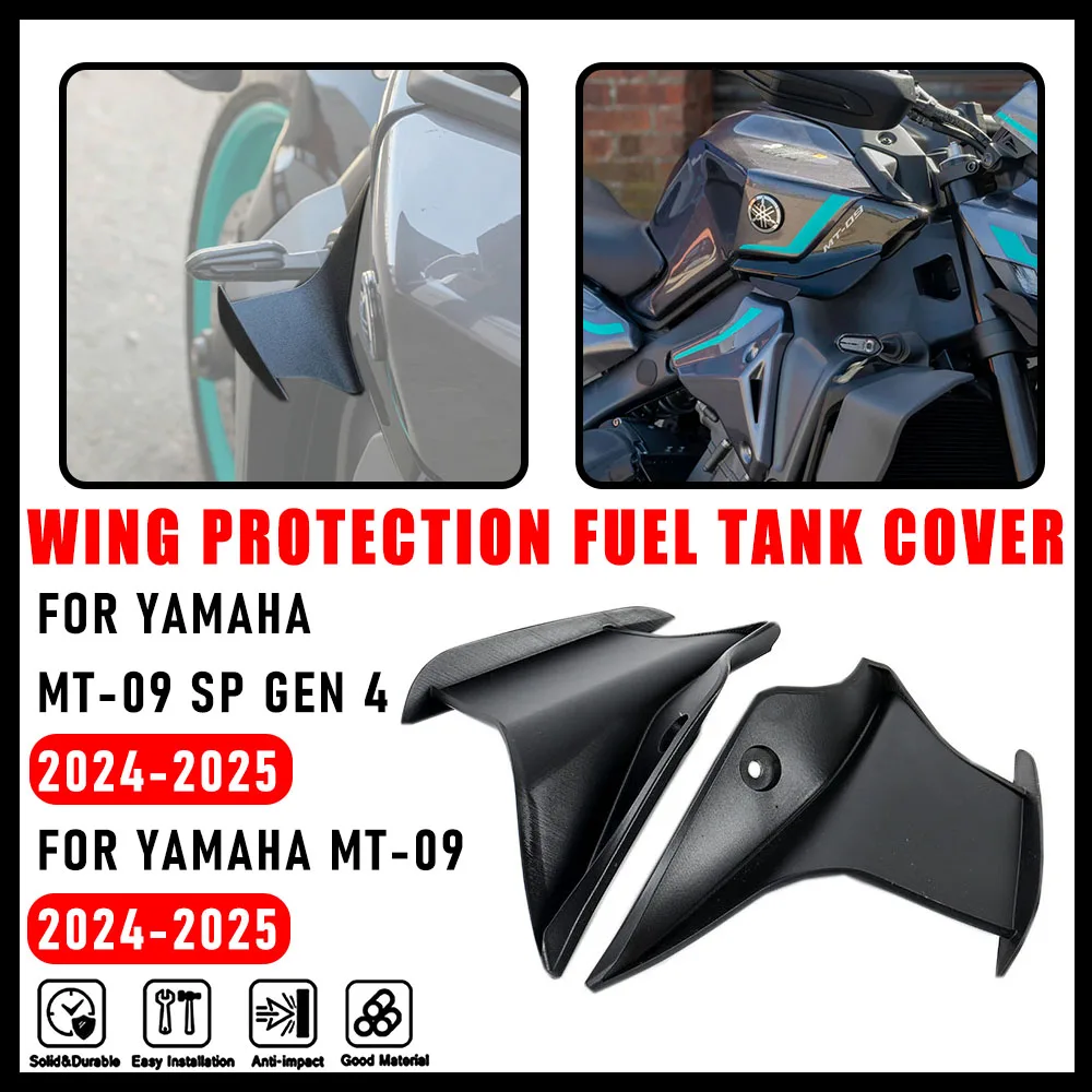 NEW Motorcycle Wings Protection Tank Guard Fuel Tank Side Wings Spoiler Easy to install For YAMAHA MT 09 MT09 SP Gen 4 2024 2025
NEW Motorcycle Wings Protection Tank Guard Fuel Tank Side Wings Spoiler Easy to install For YAMAHA MT 09 MT09 SP Gen 4 2024 2025