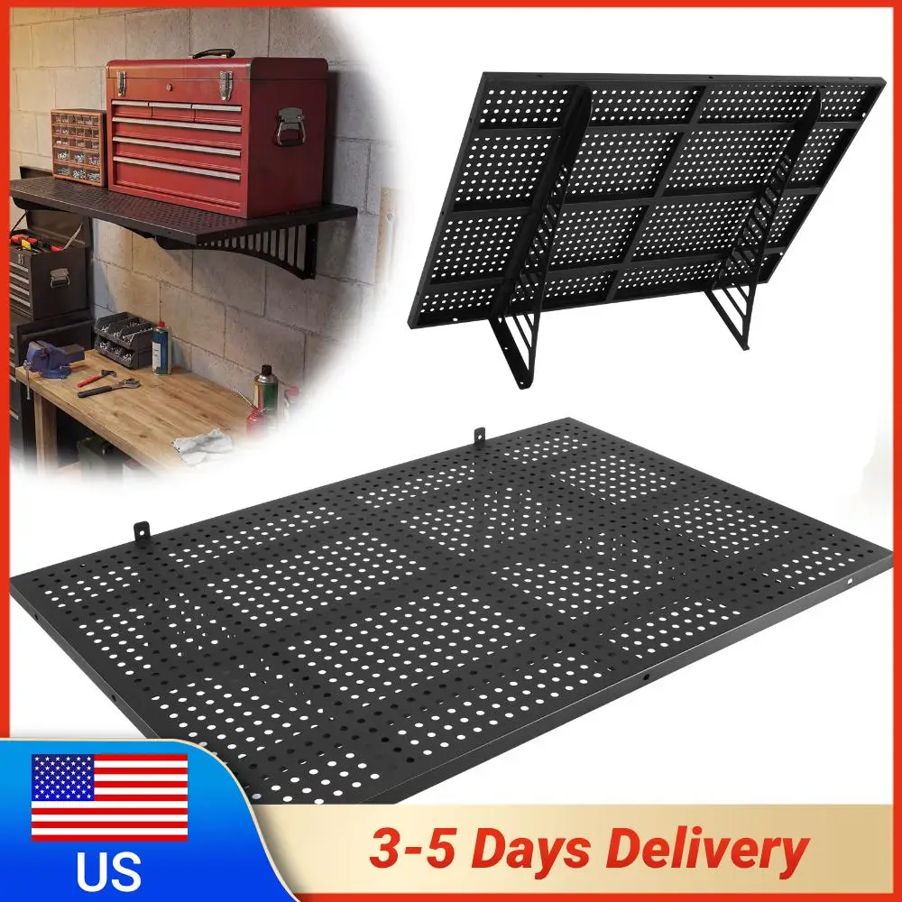 2/4-Pack 1.64x4ft/2x3ft Heavy Duty Garage Wall Shelf 280lbs Load Capacity Utility Organizer with Hooks for Laundry Room Workshop
2/4-Pack 1.64x4ft/2x3ft Heavy Duty Garage Wall Shelf 280lbs Load Capacity Utility Organizer with Hooks for Laundry Room Workshop