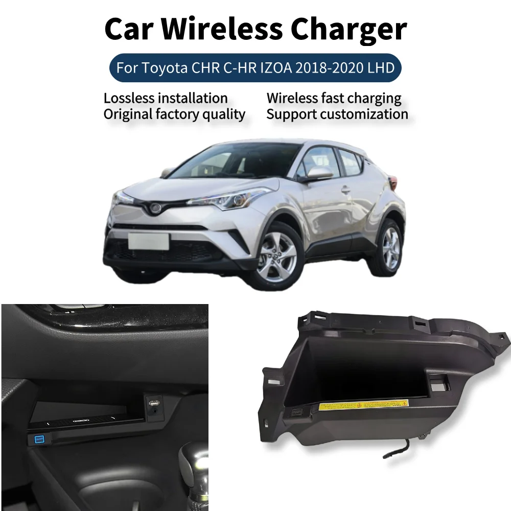15W Wireless Charging Phone Charger Fast Charging Plate Panel Phone Holder for Toyota CHR C-HR IZOA 2018-2020 Car Accessories
15W Wireless Charging Phone Charger Fast Charging Plate Panel Phone Holder for Toyota CHR C-HR IZOA 2018-2020 Car Accessories