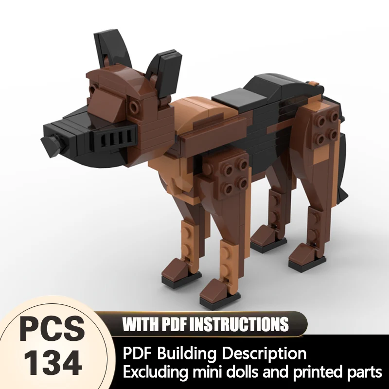 Creators Animal Series Model MOC Building Bricks Battle Dog Modular Technology Gifts Holiday Assemble Children Toys Suit
Creators Animal Series Model MOC Building Bricks Battle Dog Modular Technology Gifts Holiday Assemble Children Toys Suit