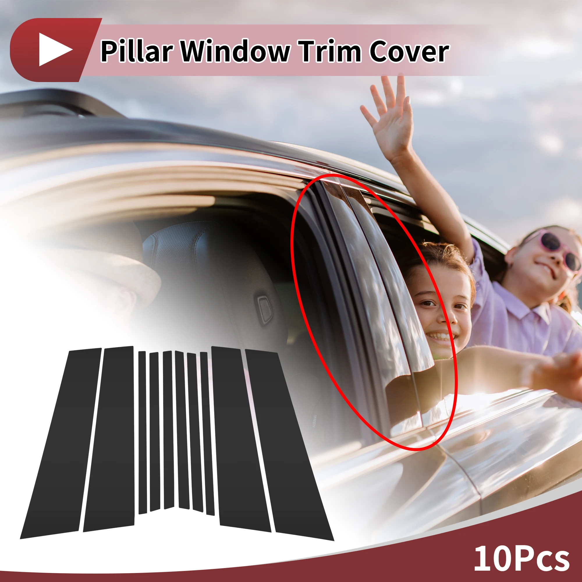 UXCELL Front Rear Left Right Door Pillar Window Trim for Volkswagen Tiguan 18-22 10Pcs
UXCELL Front Rear Left Right Door Pillar Window Trim for Volkswagen Tiguan 18-22 10Pcs