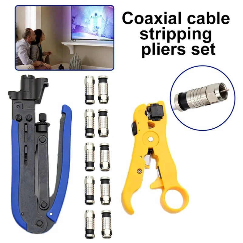 Многофункциональные клещи для зачистки проводов, пресс-клещи для кабеля, экструзионные, с F-образным наконечником, набор для коаксиального кабеля RG59/6, сетевой инструмент, аксессуар
Многофункциональные клещи для зачистки проводов, пресс-клещи для кабеля, экструзионные, с F-образным наконечником, набор для коаксиального кабеля RG59/6, сетевой инструмент, аксессуар