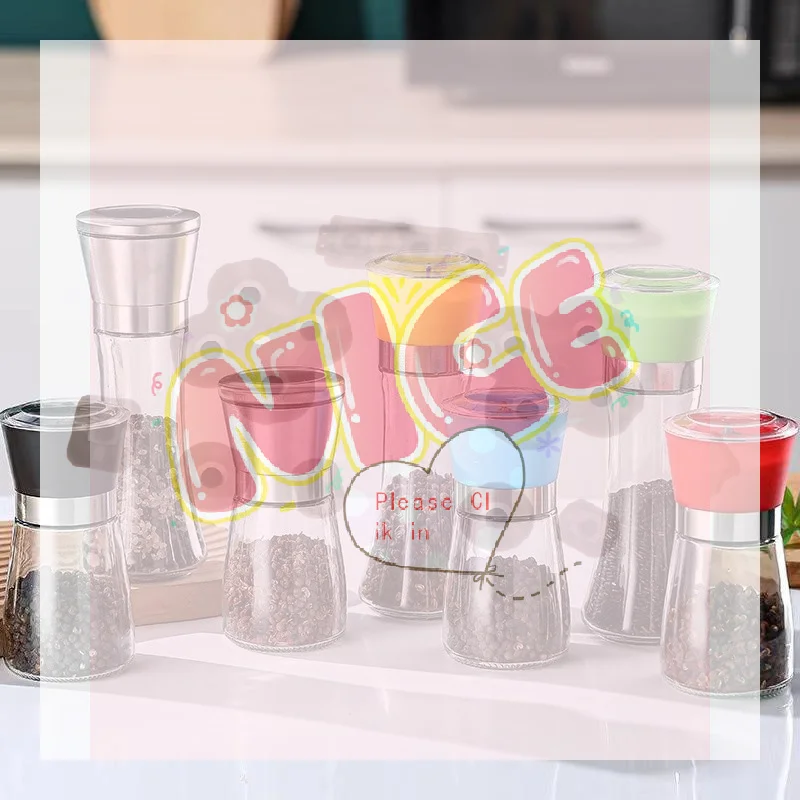 【BA】Manual Salt Pepper Grinder Stainless Steel Glass Spice Bottle Household Kitchen Gadgets
【BA】Manual Salt Pepper Grinder Stainless Steel Glass Spice Bottle Household Kitchen Gadgets