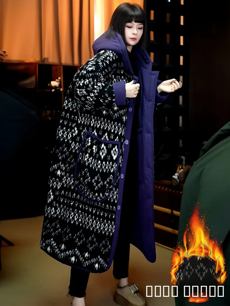 Double-Sided Wearable Thiened Hooded Cotton Jaet Women's Sle 2026 New Arrival Winter Warm Outerwear Color Blo Design
Double-Sided Wearable Thiened Hooded Cotton Jaet Women's Sle 2026 New Arrival Winter Warm Outerwear Color Blo Design