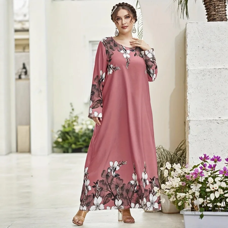 【New style】European and American - long-sleeved clothing loose fashion design printed jumpsuit long dress
【New style】European and American - long-sleeved clothing loose fashion design printed jumpsuit long dress
