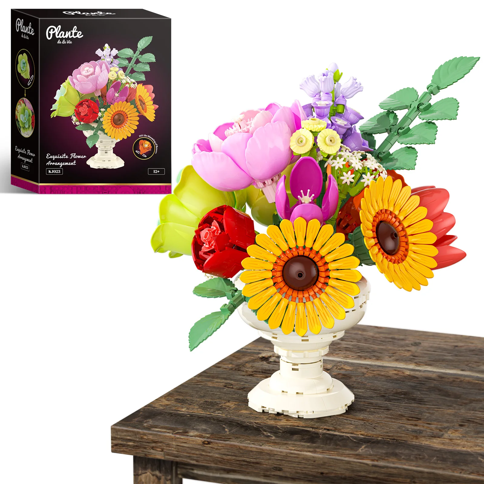 JAKI European Flowerbed Building Blocks Exquisite Botanical Flower Brick Toy Luxury Floral Arrangement Desk Decor Gift
JAKI European Flowerbed Building Blocks Exquisite Botanical Flower Brick Toy Luxury Floral Arrangement Desk Decor Gift
