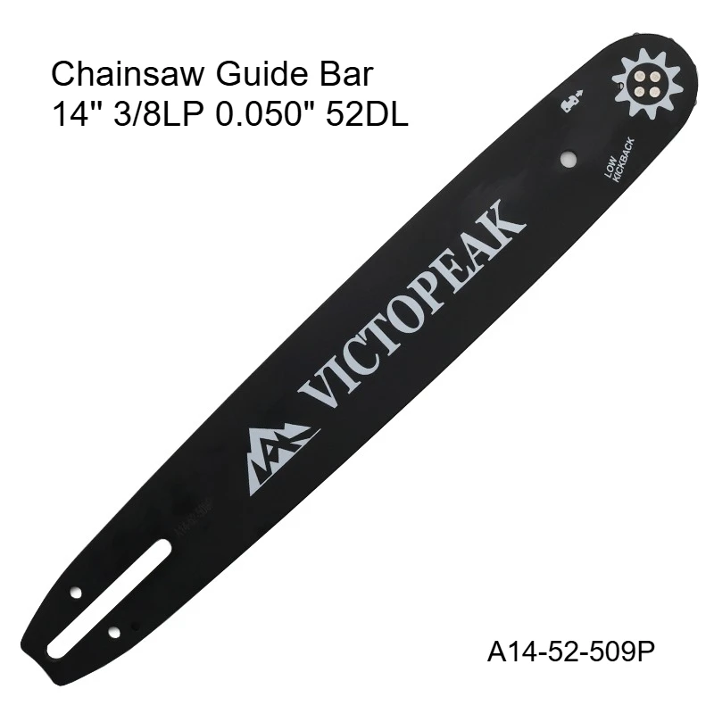 Garden Power Tool Accessories Chainsaw Guide Bar 14'' 3/8LP 0.050" 52DL A14-52-509P for Chain Saw
Garden Power Tool Accessories Chainsaw Guide Bar 14'' 3/8LP 0.050" 52DL A14-52-509P for Chain Saw