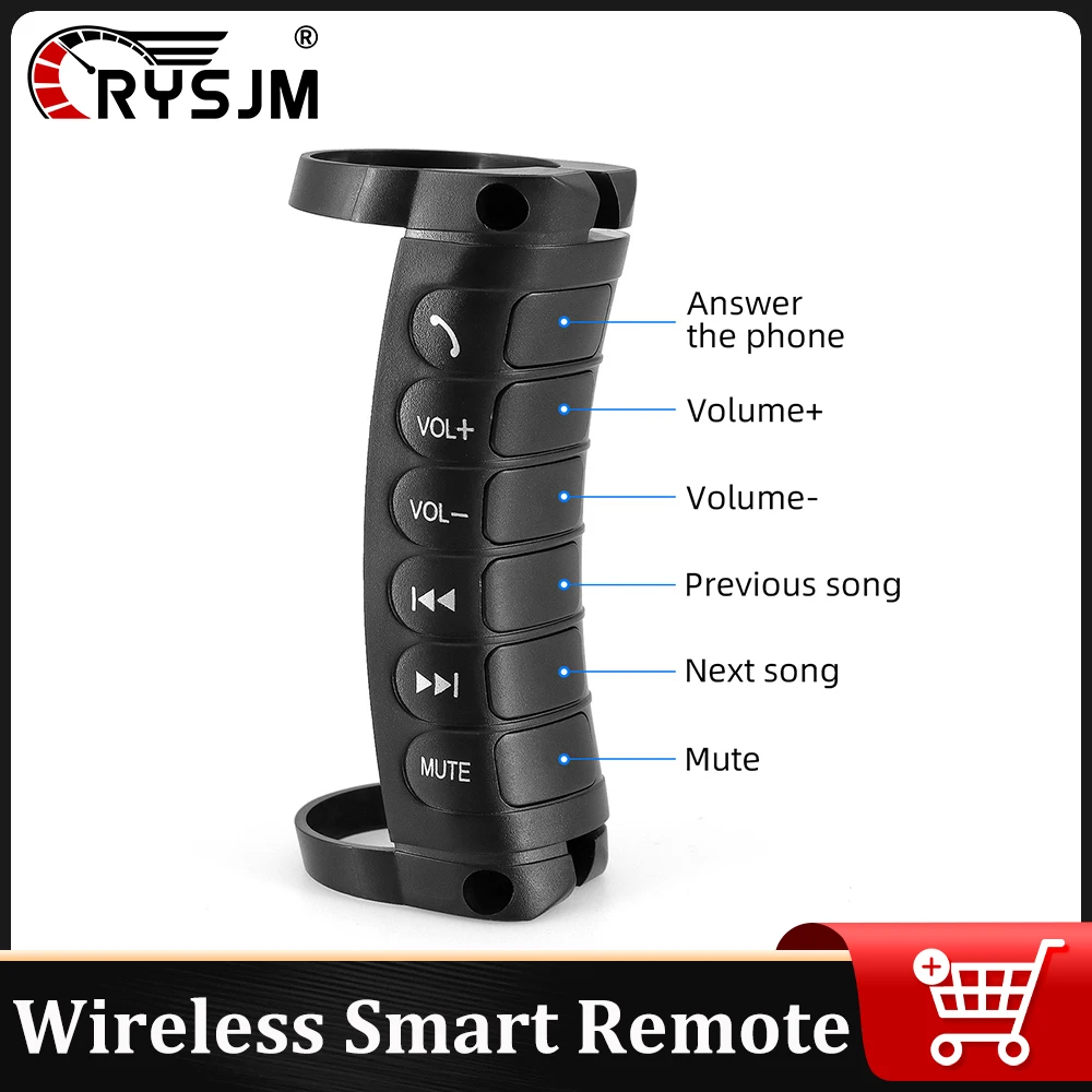 Multifunctional Wireless Car Steering Wheel Control Remote Controls Car 6-key Control Switch Buttons Automotive Eectronic
Multifunctional Wireless Car Steering Wheel Control Remote Controls Car 6-key Control Switch Buttons Automotive Eectronic