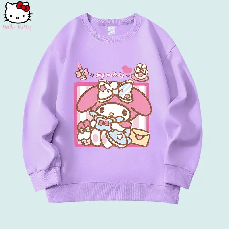 Cartoon Fashionable Casual Long Sleeved Children's Sweet Tops Girl Clothes Gift Anime Kawaii My Melody Children's Hoodie
Cartoon Fashionable Casual Long Sleeved Children's Sweet Tops Girl Clothes Gift Anime Kawaii My Melody Children's Hoodie
