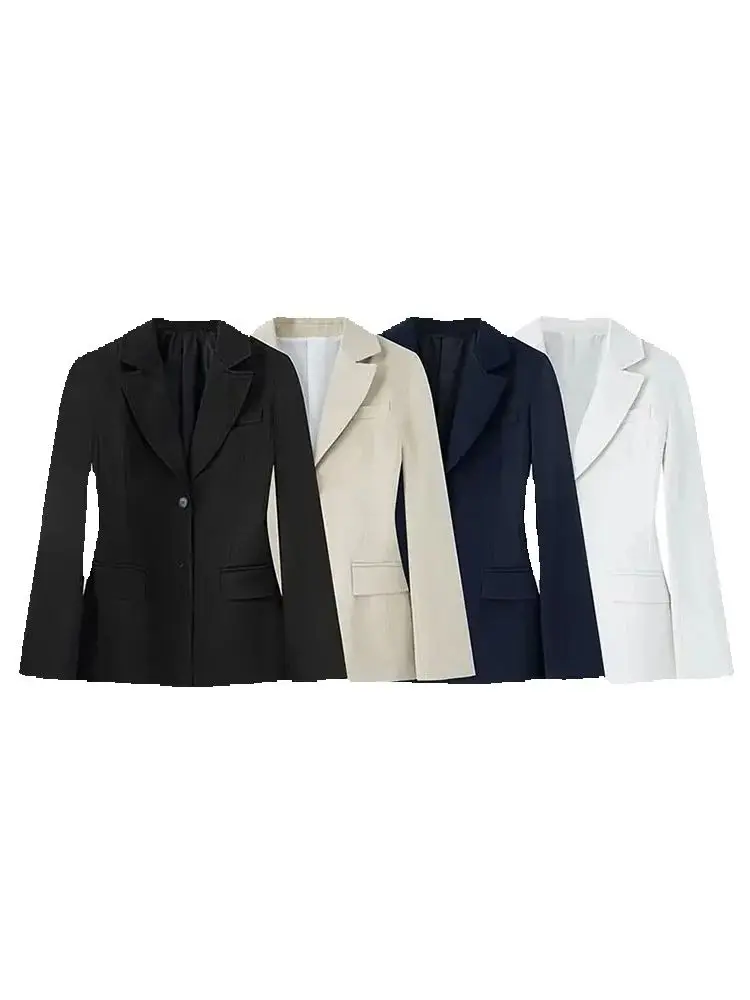 Винтажный шикарный женский пиджак, полихромный пиджак с длинными рукавами, новый модный осенне-зимний офисный женский пиджак
Винтажный шикарный женский пиджак, полихромный пиджак с длинными рукавами, новый модный осенне-зимний офисный женский пиджак