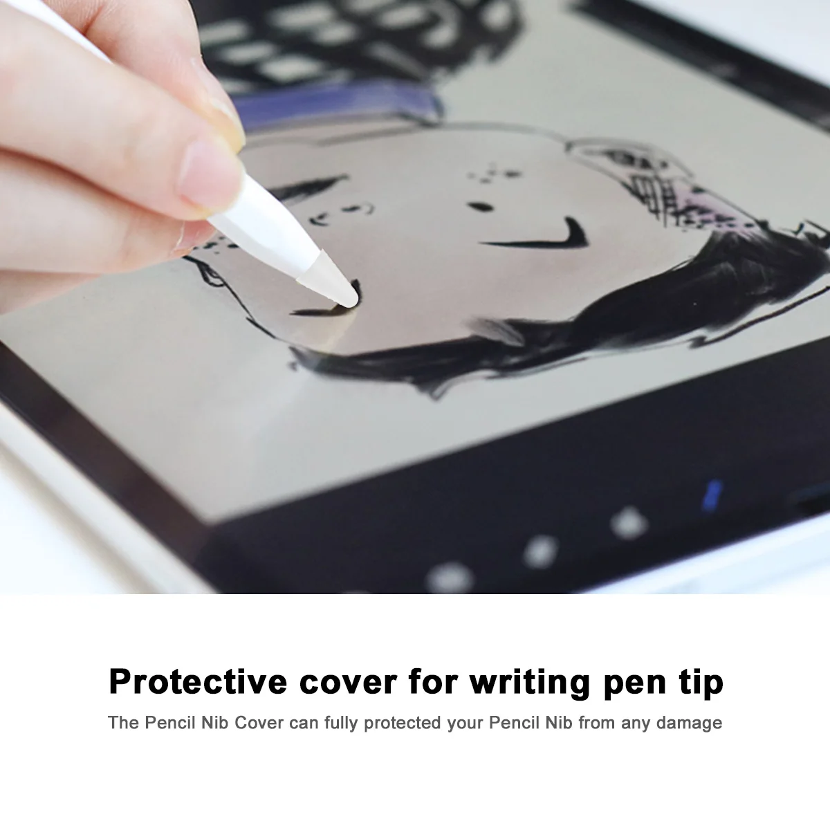 8pcs Anti-Slip Stylus Pen Nib Cover Silicone Protective Case Mute Writing Durable Compatible For Apple Pencil 1 2 Transparent
8pcs Anti-Slip Stylus Pen Nib Cover Silicone Protective Case Mute Writing Durable Compatible For Apple Pencil 1 2 Transparent