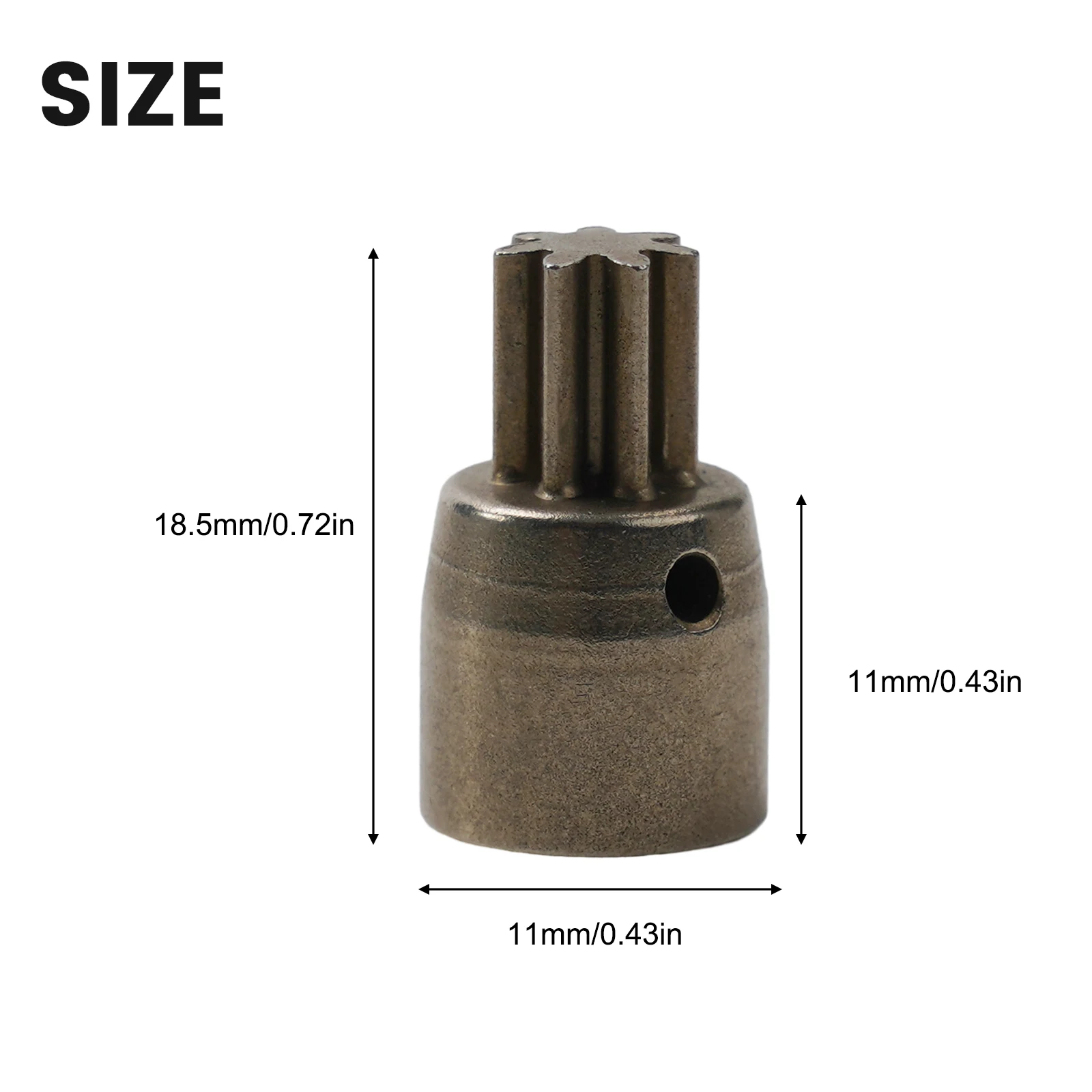 4.98mm Shaft 7 Teeth Gear Sleeve Power Tools Accessories Easy To Install For 2106 Brushless Practical Brand New
4.98mm Shaft 7 Teeth Gear Sleeve Power Tools Accessories Easy To Install For 2106 Brushless Practical Brand New