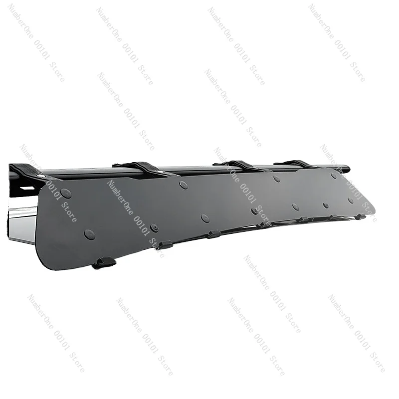 Roof spoiler, car trunk rack frame, roof box, crossbar, windshield, silent, wind noise reduction, deflector
Roof spoiler, car trunk rack frame, roof box, crossbar, windshield, silent, wind noise reduction, deflector