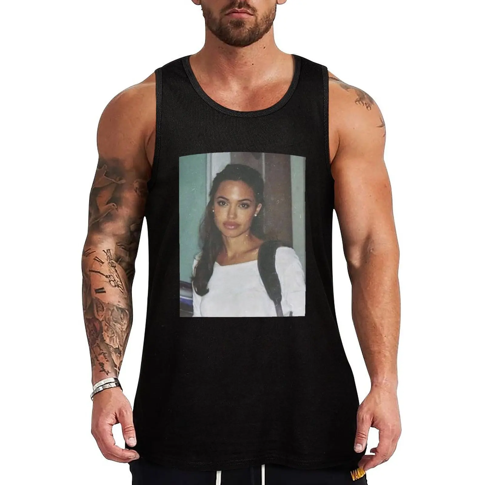 Just Young Angelina Jolie Tank Top Performance Stretch Tank Top Athletic Workout Wear
Just Young Angelina Jolie Tank Top Performance Stretch Tank Top Athletic Workout Wear