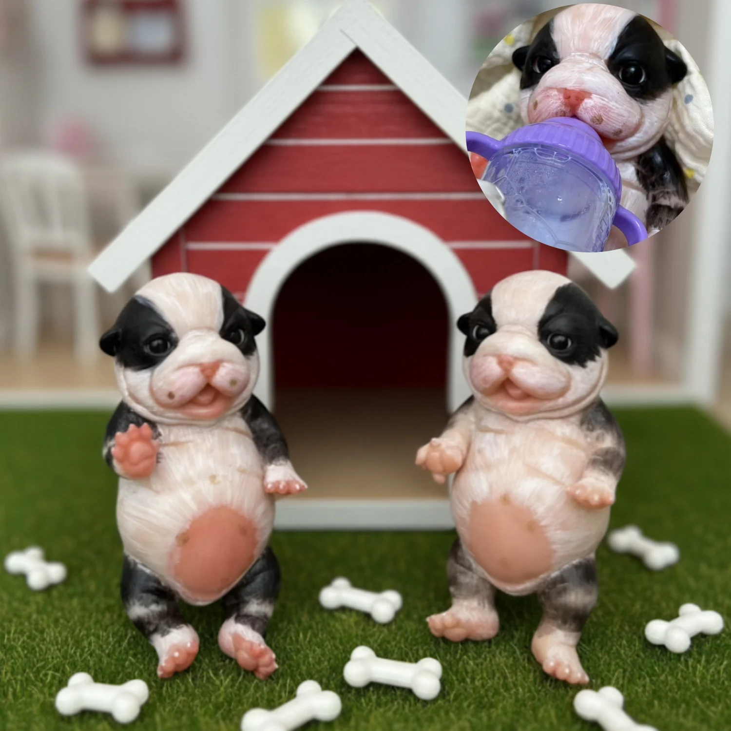 17 см силиконовая кукла Reborn Puppy Pet, мягкая на ощупь игрушка для собаки, детский подарок, украшения для кукольного домика, сенсорный реалистичный щенок 
17 см силиконовая кукла Reborn Puppy Pet, мягкая на ощупь игрушка для собаки, детский подарок, украшения для кукольного домика, сенсорный реалистичный щенок