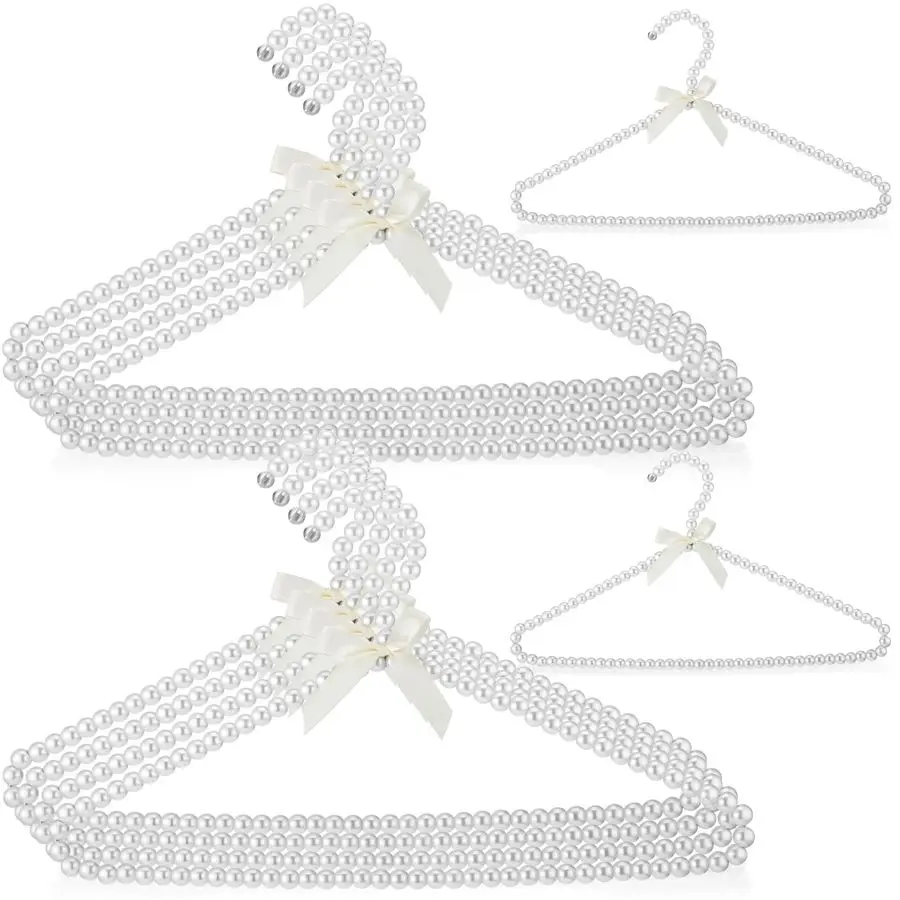 10 шт. 16-дюймовые металлические вешалки для одежды с жемчугом и лентой-бантом, элегантные стандартные вешалки для женской одежды и свадебных нарядов
10 шт. 16-дюймовые металлические вешалки для одежды с жемчугом и лентой-бантом, элегантные стандартные вешалки для женской одежды и свадебных нарядов