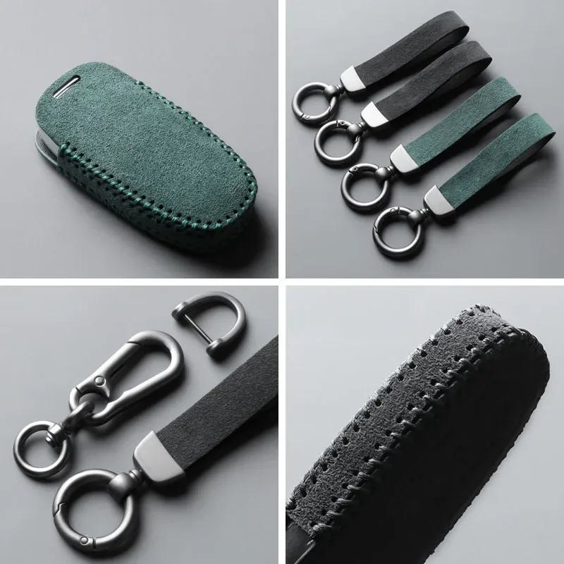 Alcantara Luxury Black Green Four-Season Car Key Bag for Audi A4 A5 A6 A7 Q5 2018 2019 2020 2021 2022 2023 2024 2025
Alcantara Luxury Black Green Four-Season Car Key Bag for Audi A4 A5 A6 A7 Q5 2018 2019 2020 2021 2022 2023 2024 2025