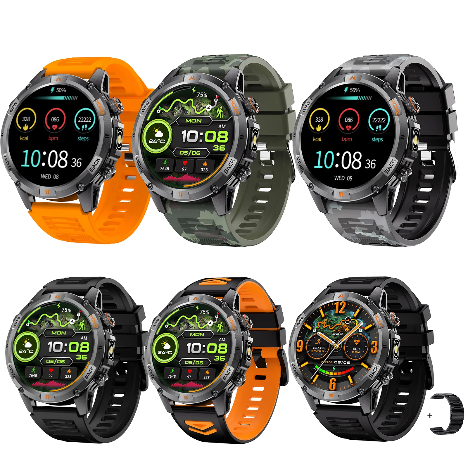 Watches for Men 360x360 Smart Sport Watch IP68 Waterproof Outdoors GPS High Resolution Multisport Modes Activity Tracker
Watches for Men 360x360 Smart Sport Watch IP68 Waterproof Outdoors GPS High Resolution Multisport Modes Activity Tracker