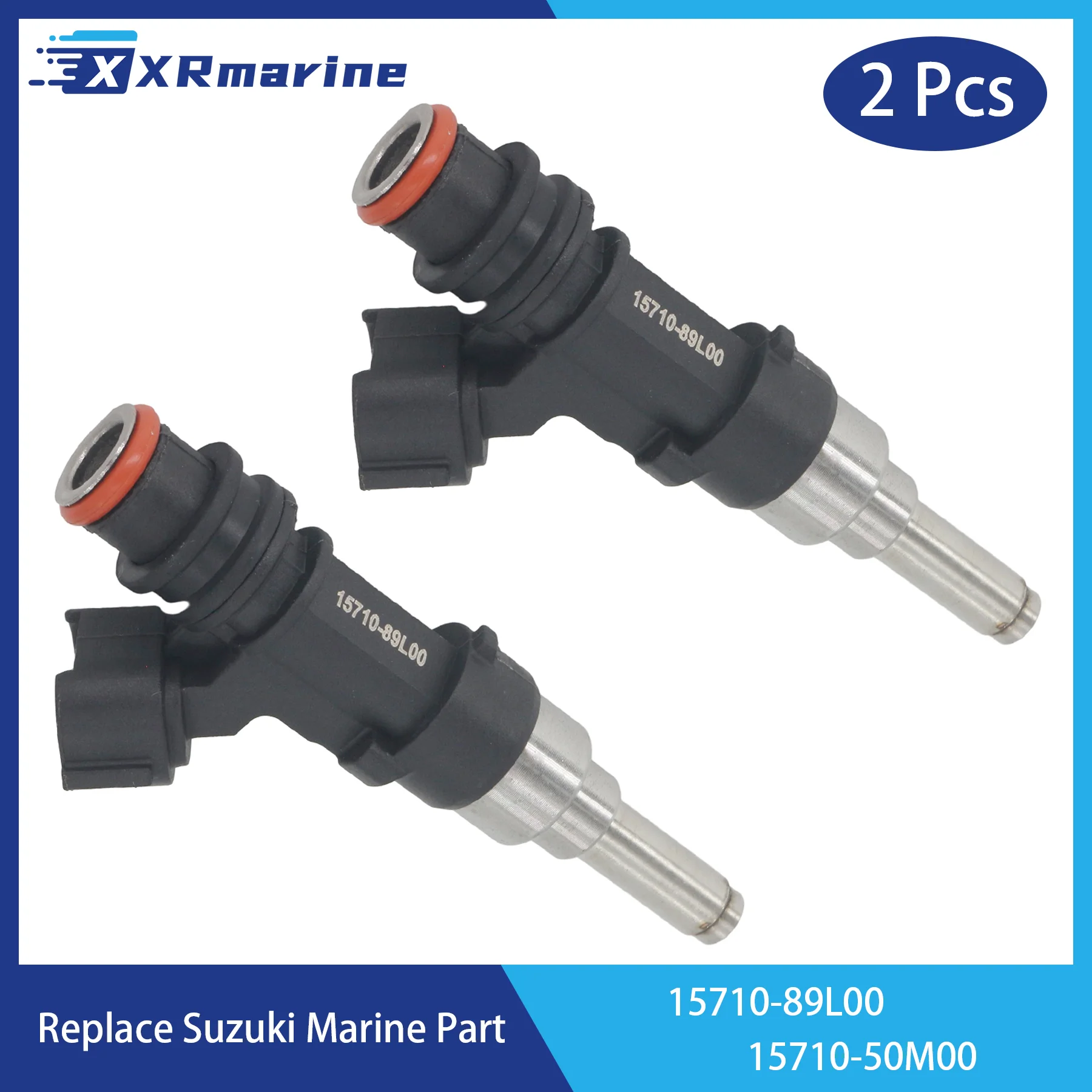 2 Pcs Fuel Injectors 8 Holes 15710-89L00 for Suzuki 4-Stroke Outboard Engine 9.9 15 20 HP DF9.9B DF15A DF20A 15710-50M00
2 Pcs Fuel Injectors 8 Holes 15710-89L00 for Suzuki 4-Stroke Outboard Engine 9.9 15 20 HP DF9.9B DF15A DF20A 15710-50M00