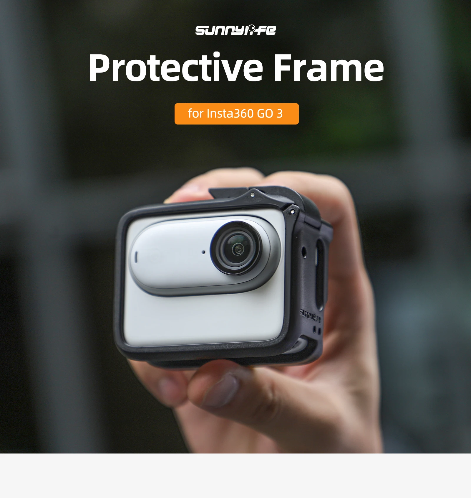 For Insta360 GO 3/GO 3S Camera Protective Bezel Accessory Impact and Drop Protection Frame
For Insta360 GO 3/GO 3S Camera Protective Bezel Accessory Impact and Drop Protection Frame
