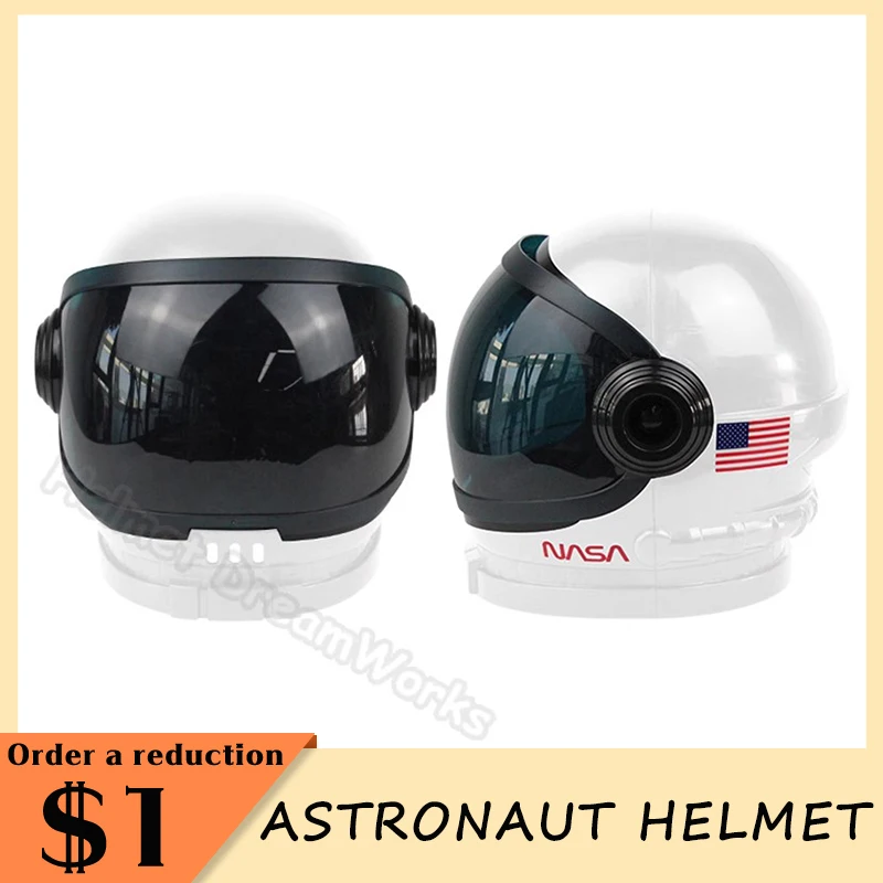 Astronaut Helmet Aciton Visor Cosplay Costumes Space Astronaut Plastic Performance Helmet Parent-Child Interactive Toy Gifts
Astronaut Helmet Aciton Visor Cosplay Costumes Space Astronaut Plastic Performance Helmet Parent-Child Interactive Toy Gifts