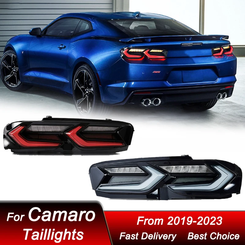Hot Car styling Tail Lights For Chevrolet Camaro 19-23 to new style full LED Dynamic Turn Signal Light Tail Lamp Assembly
Hot Car styling Tail Lights For Chevrolet Camaro 19-23 to new style full LED Dynamic Turn Signal Light Tail Lamp Assembly