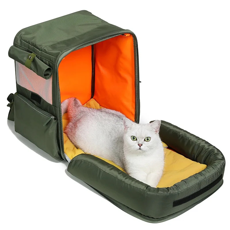 Premium pet outdoor backpack breathable comfortable cat nest tent all-in-one bag folding cat portable
Premium pet outdoor backpack breathable comfortable cat nest tent all-in-one bag folding cat portable