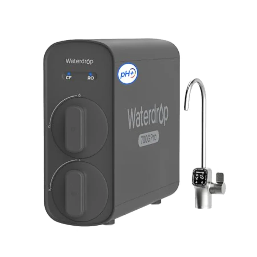 Двухпоточный фильтр для воды G5P700A-Pro с минерализацией и регулировкой pH, обратный осмос, 8 ступеней очистки, сертифицирован NSF/ANSI 58 и 372
Двухпоточный фильтр для воды G5P700A-Pro с минерализацией и регулировкой pH, обратный осмос, 8 ступеней очистки, сертифицирован NSF/ANSI 58 и 372