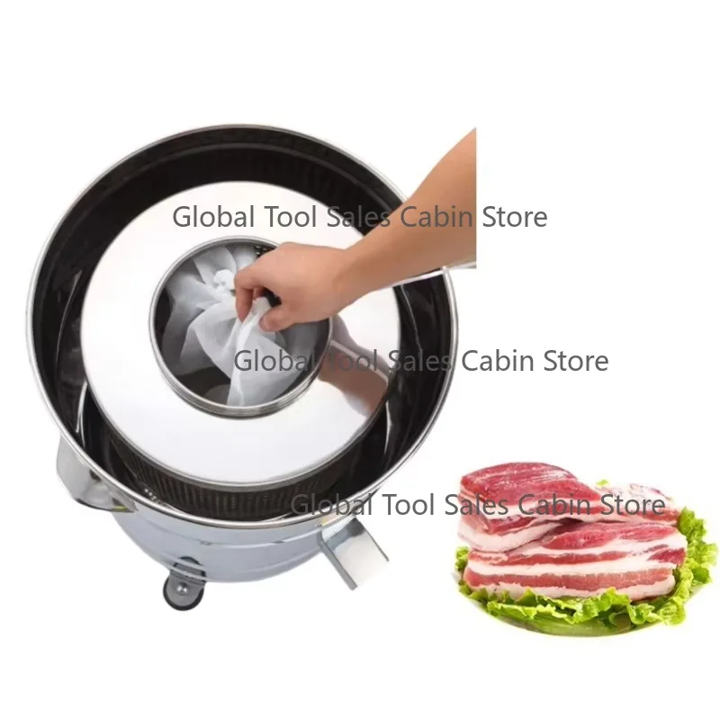 Professional Grade 220v Food Oil Remover Machine for Commercial Kitchen Vegetable Processing