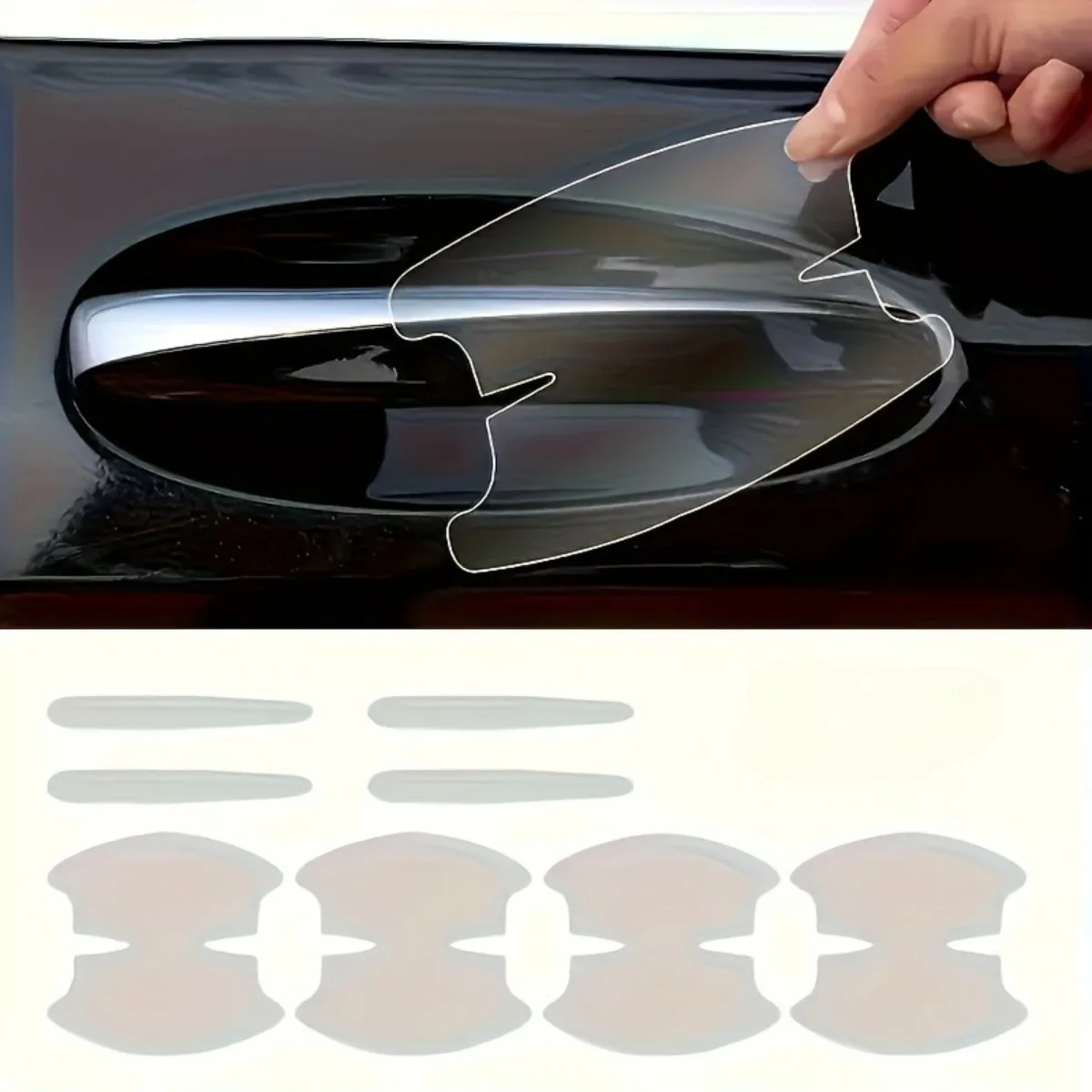 8-Pack Transparent Door Protectors, Door Handle Anti-scratch Film and Door Trim Guard Set
8-Pack Transparent Door Protectors, Door Handle Anti-scratch Film and Door Trim Guard Set