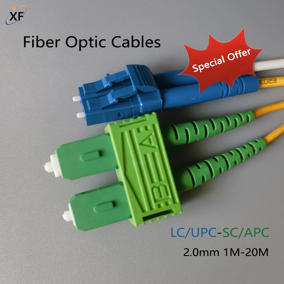 Optical Fiber Patch Cord LC/UPC-SC/APC 2.0mm 1M-20M FTTH Single Mode Double Core Converter Patch Cord Factory wholesale
Optical Fiber Patch Cord LC/UPC-SC/APC 2.0mm 1M-20M FTTH Single Mode Double Core Converter Patch Cord Factory wholesale
