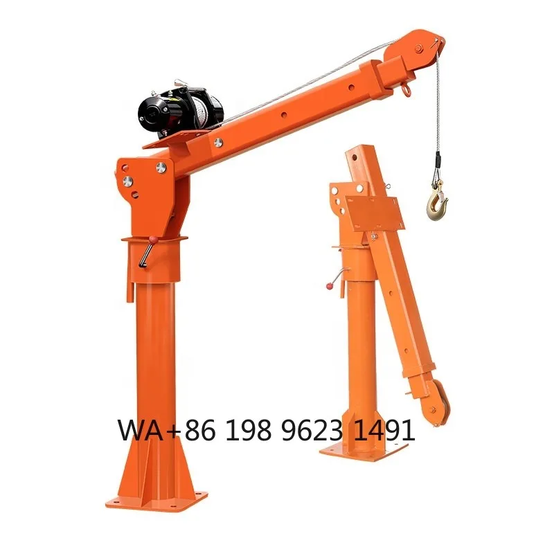 1Ton 24V 360 Degree Rotatable Telescopic Electric Hoist Vehicle Mounted Mini Crane for Truck Garage Workshop
1Ton 24V 360 Degree Rotatable Telescopic Electric Hoist Vehicle Mounted Mini Crane for Truck Garage Workshop
